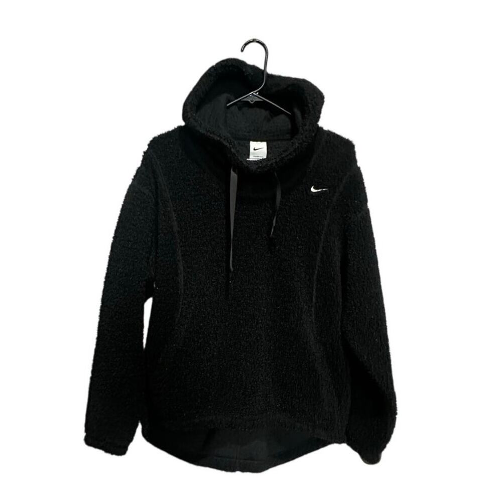 Nike Therma Fit Training Fleece Hoodie Rattan Black  DD6470-010 Women’s Sz SP